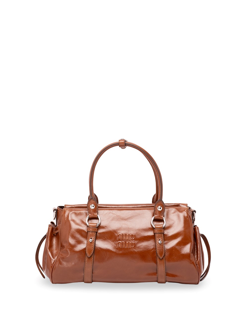 Miu Miu Shiny Leather Handbag