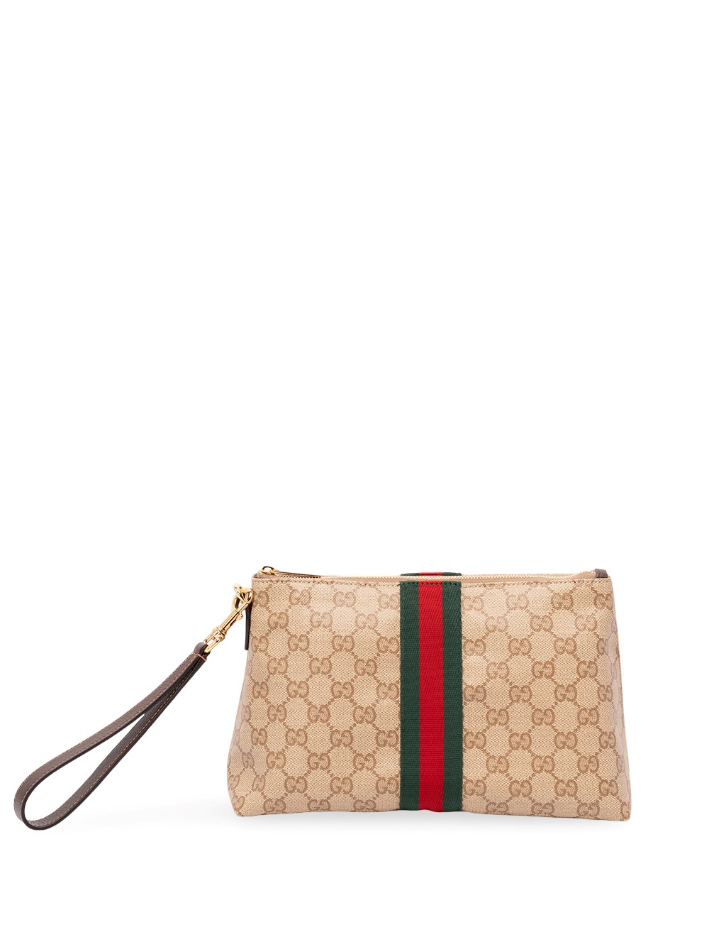 Gucci `Gg Coated Web` Pouch