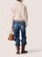 Miu Miu Argyle Polo-Neck Sweater