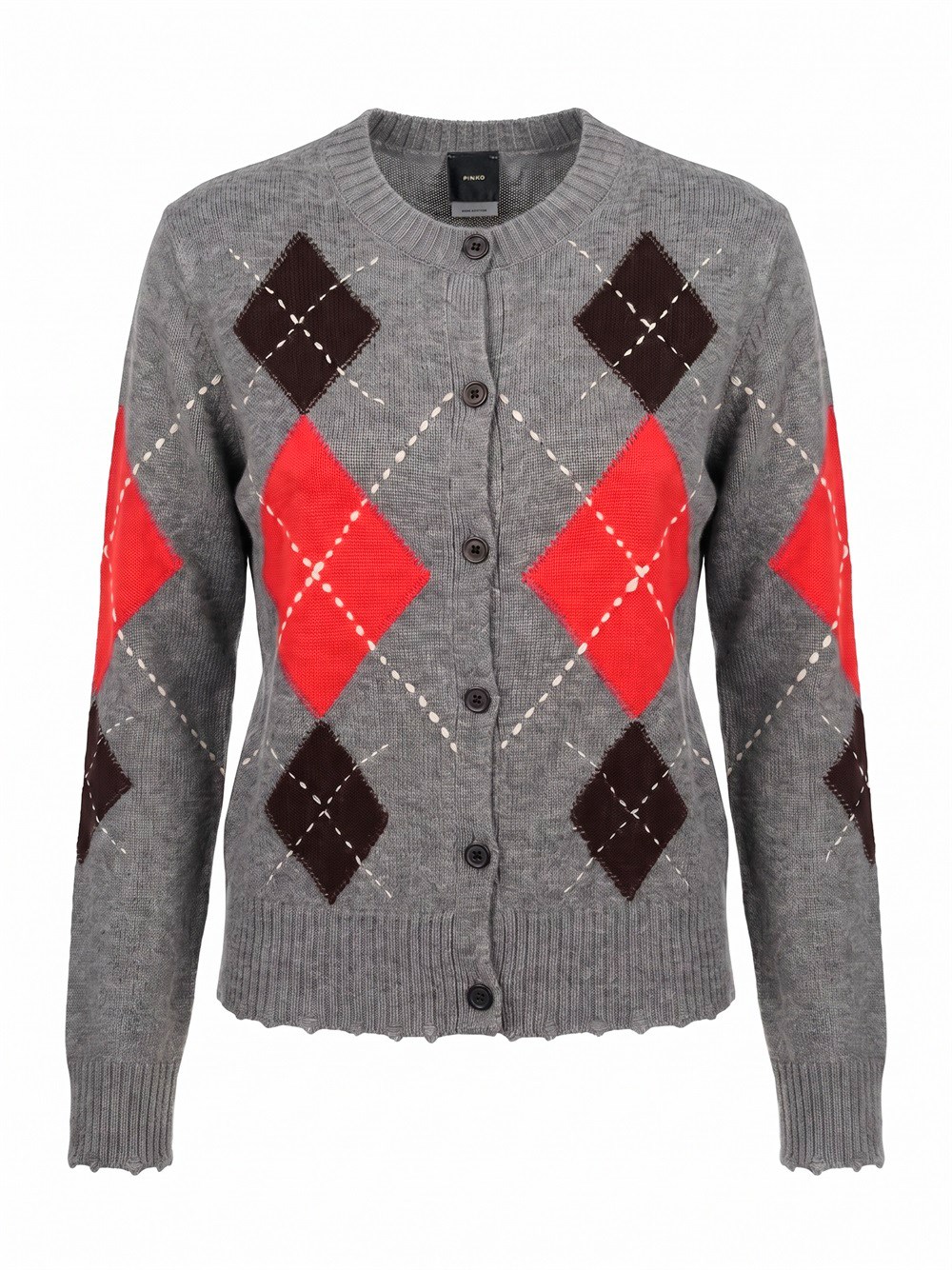 Pinko , Cardigans, Female, Gray, Xs, Cardiff Cardigan - Image 2