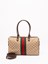 Gucci `Gucci Horsebit Web`Boston Bag