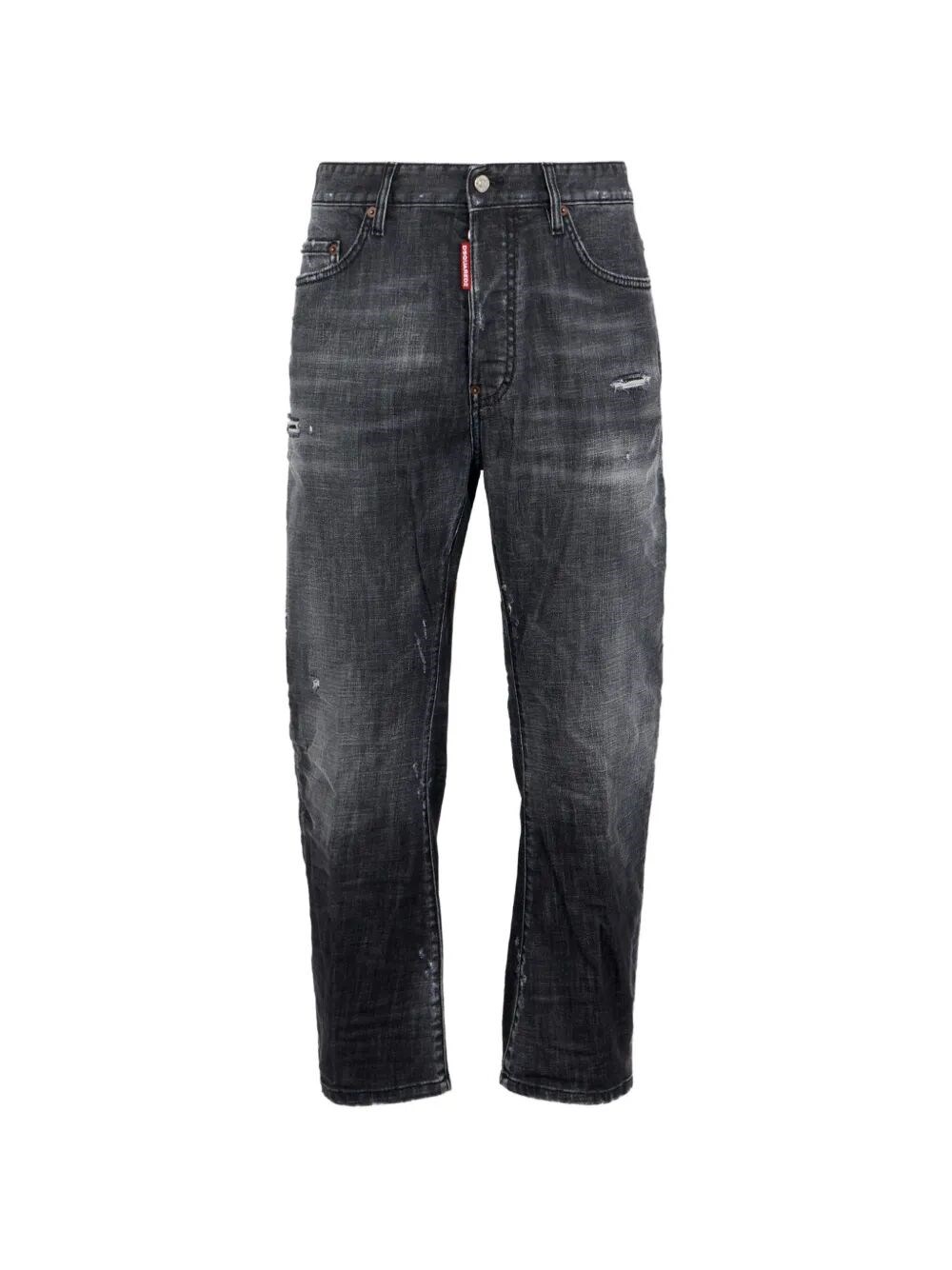 Dsquared2 Straight Jeans - Male - Straight Fit Jeans - Black - S - Jeans - Image 2