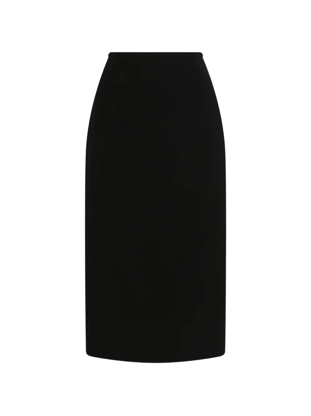 Dolce & Gabbana Double Wool Crêpe Skirt