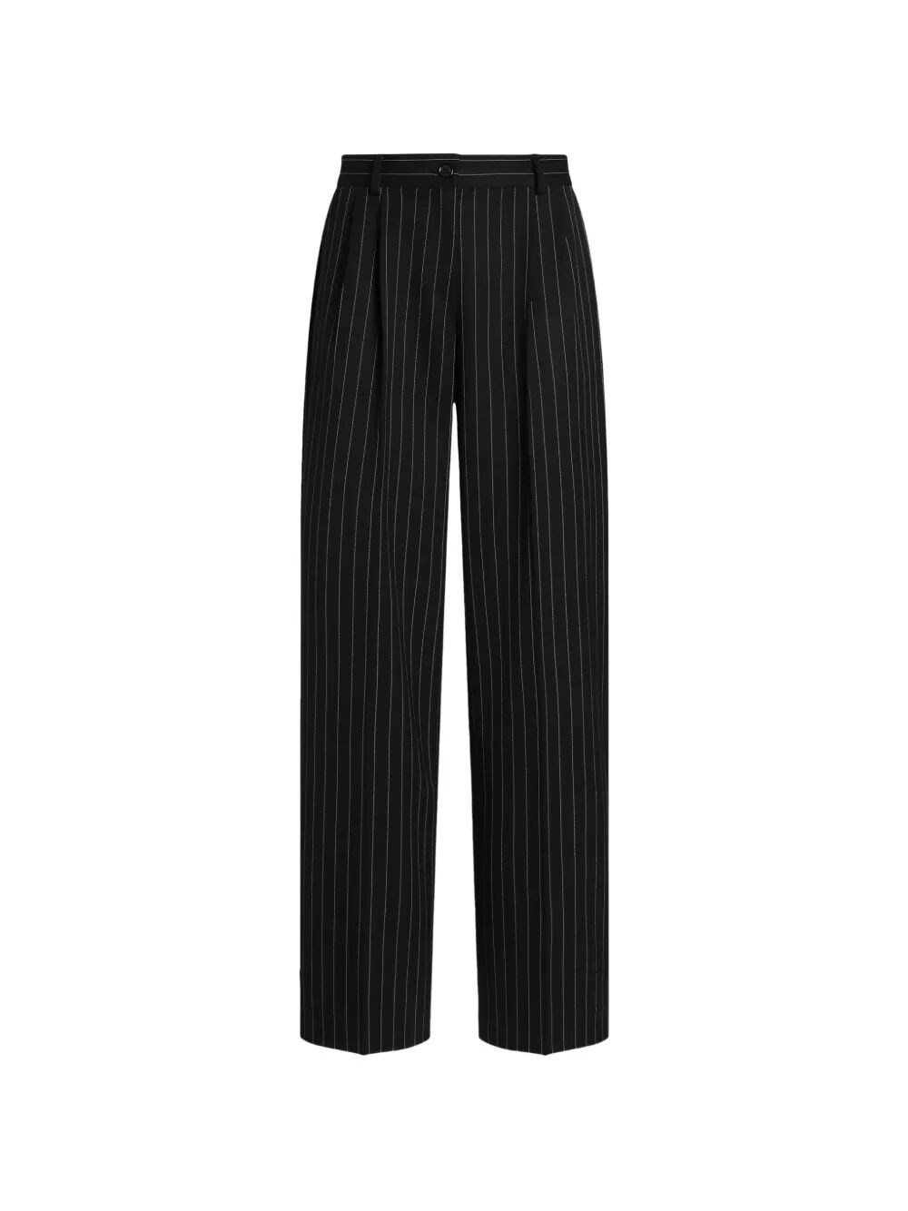 Dolce & Gabbana Pinstripe Wool Trousers