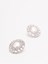 Self-Portrait Oval Crystal Earrings