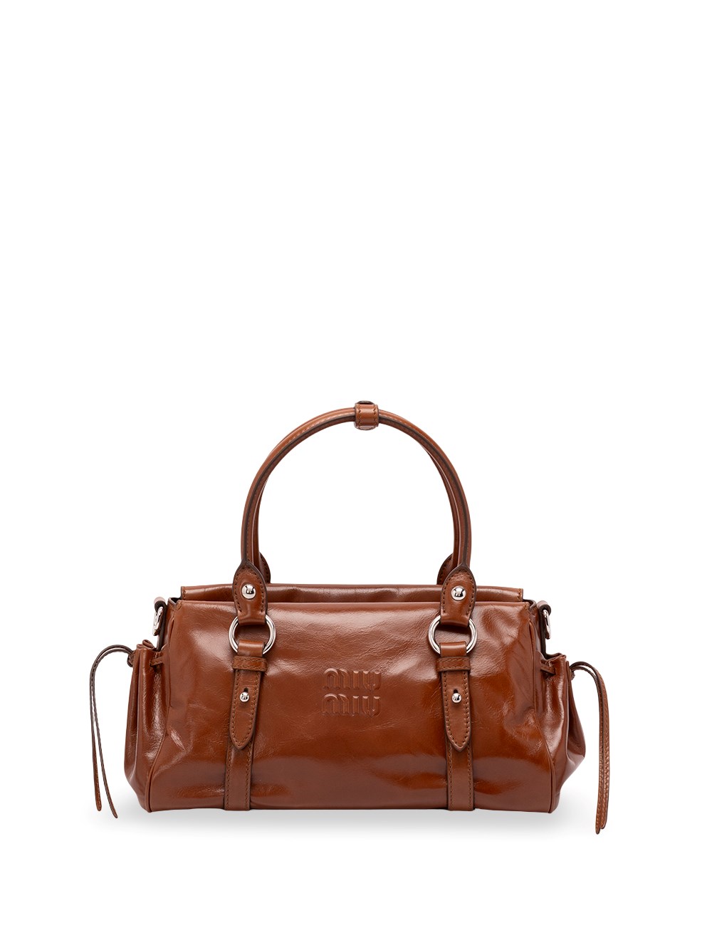 Miu Miu Brown Calf Leather Bos Taurus Handbag - Image 5
