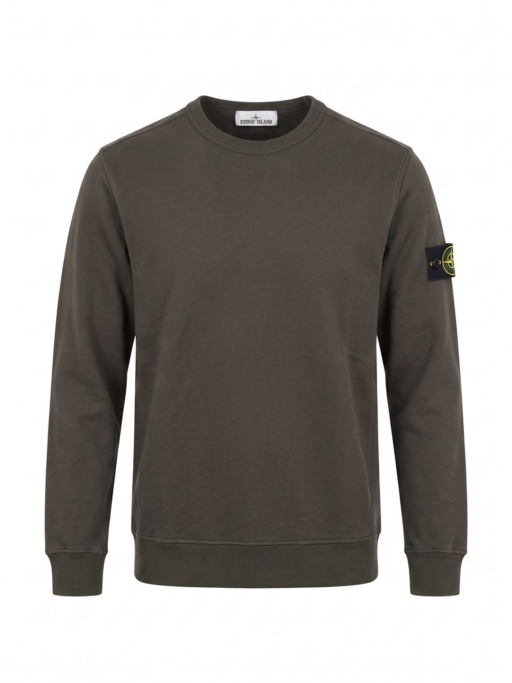 STONE ISLAND | Coal grey organic stretch cotton crewneck sweatshirt | male | L - Image 5