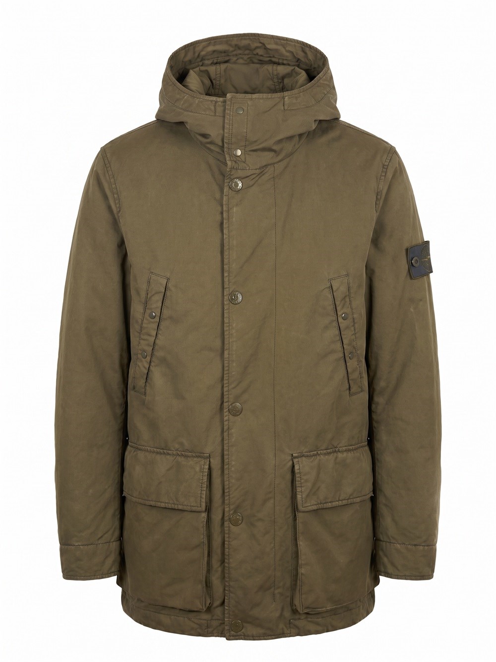 Stone Island David-Tc Short Parka S. I. Ghost