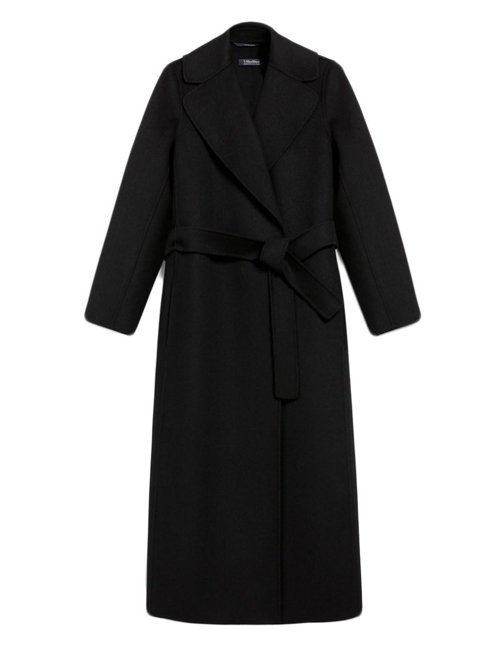 Max Mara Studio Poldo Coat - Female - Belted Coats - Black - 3XS - Coats - Image 4