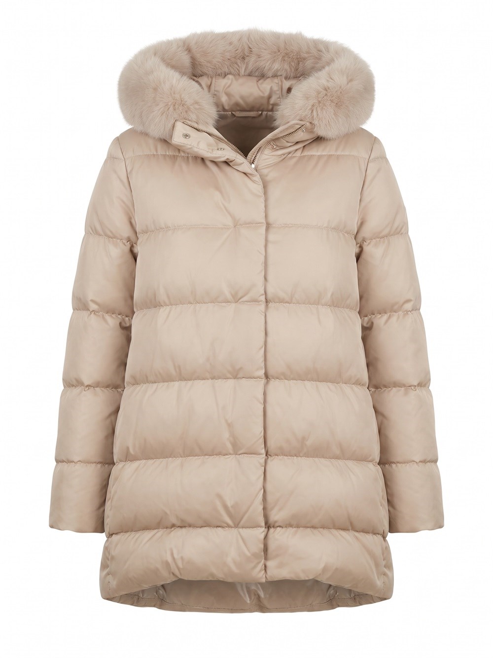 Herno , Down Coats, Female, White, S, A-Shape Down Coat - Image 2