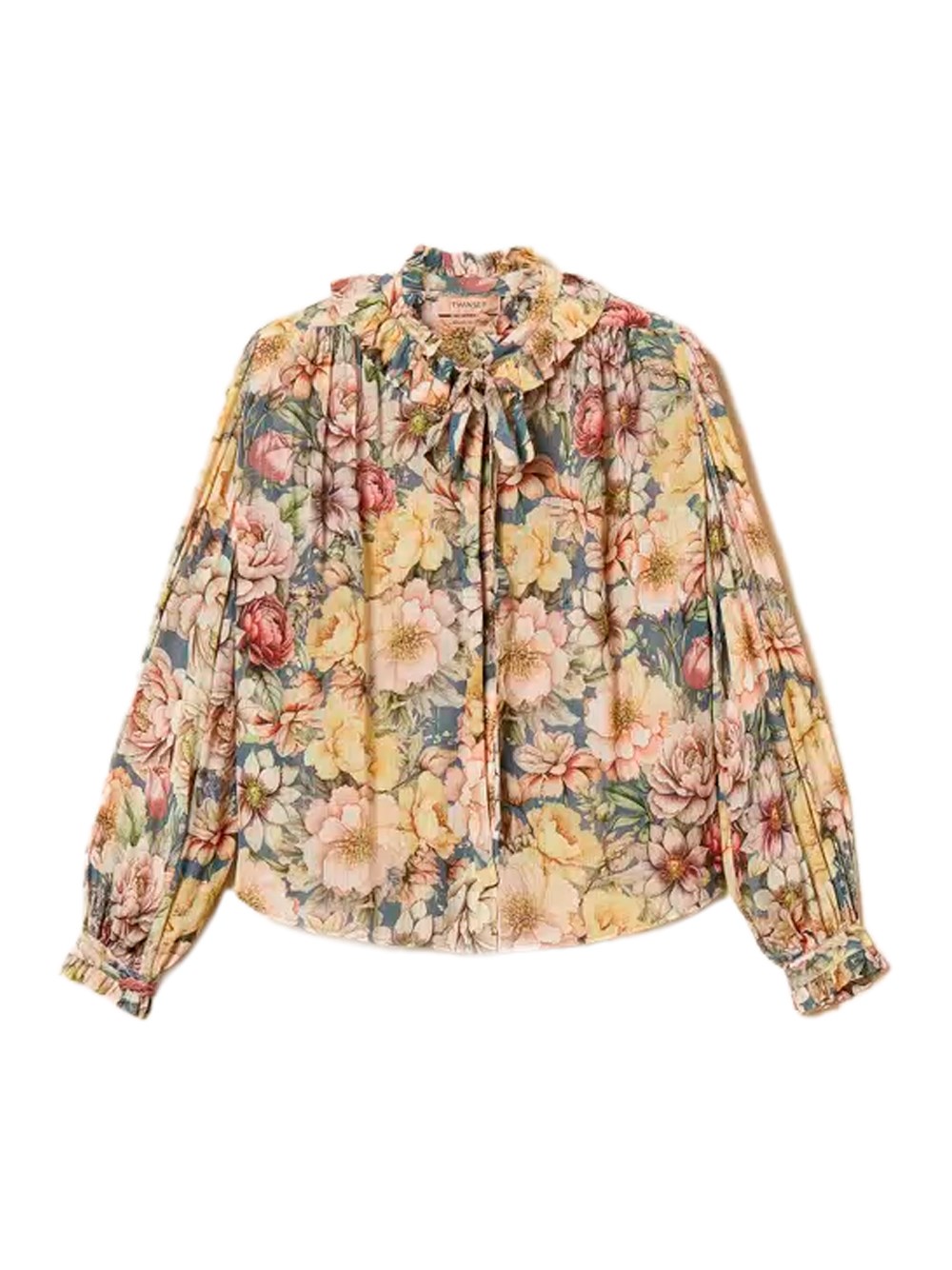 Twin Set Floral Crepon Shirt