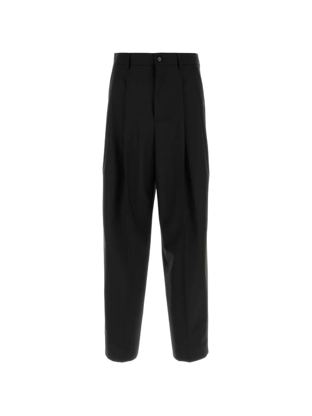 Dolce & Gabbana Black Wool Oves Aries Dress Pants - IT48 | M - Image 2