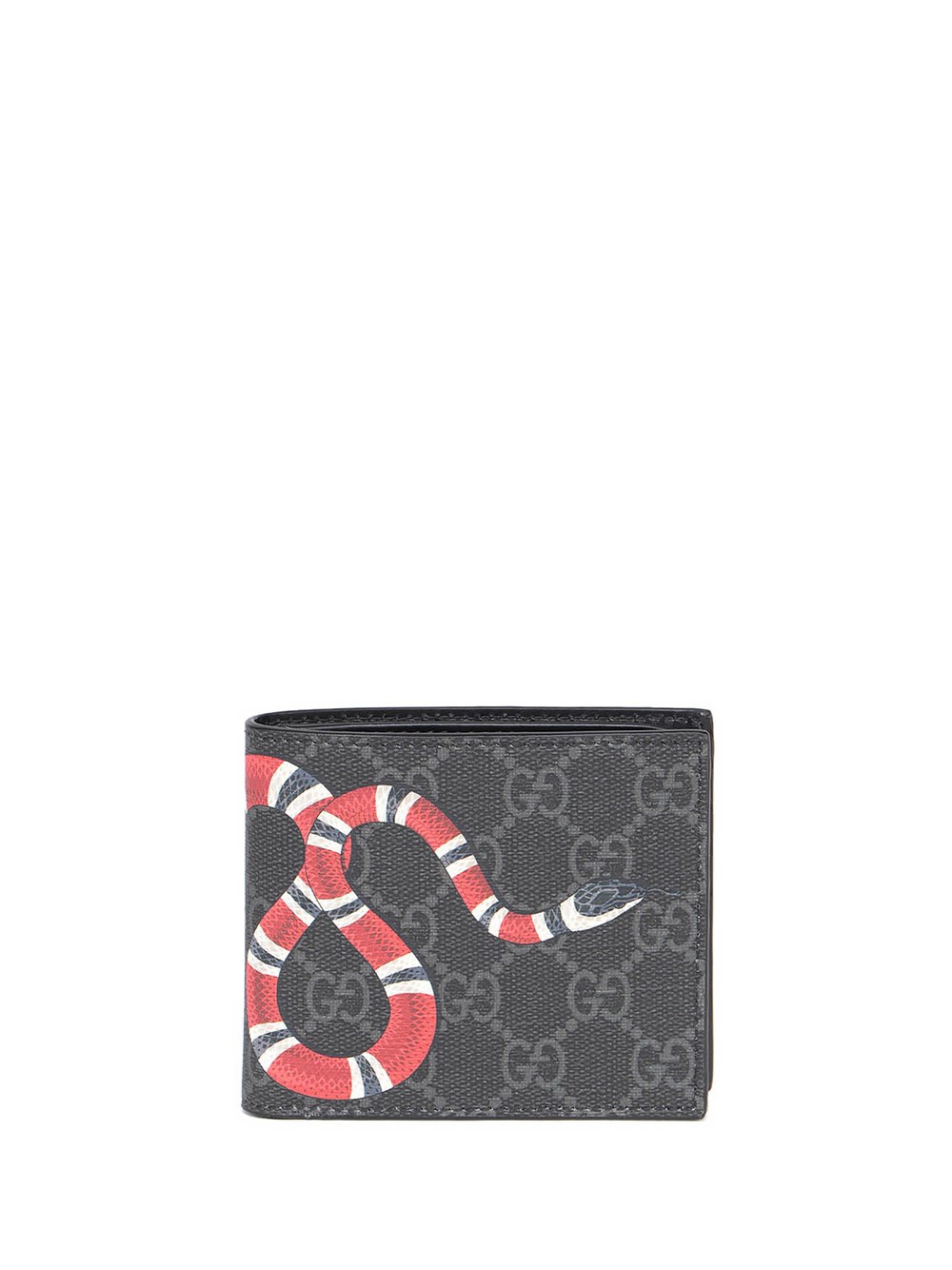 Gucci `kingsnake Print Gg Supreme 