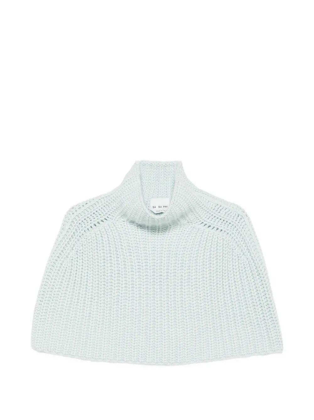 SA SU PHI Superpiuma Cashmere Mini Cape