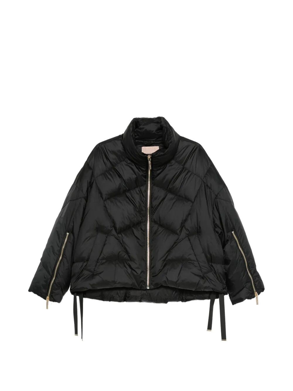 Twinset Donna Nero Piumino Con Zip - Immagine 3