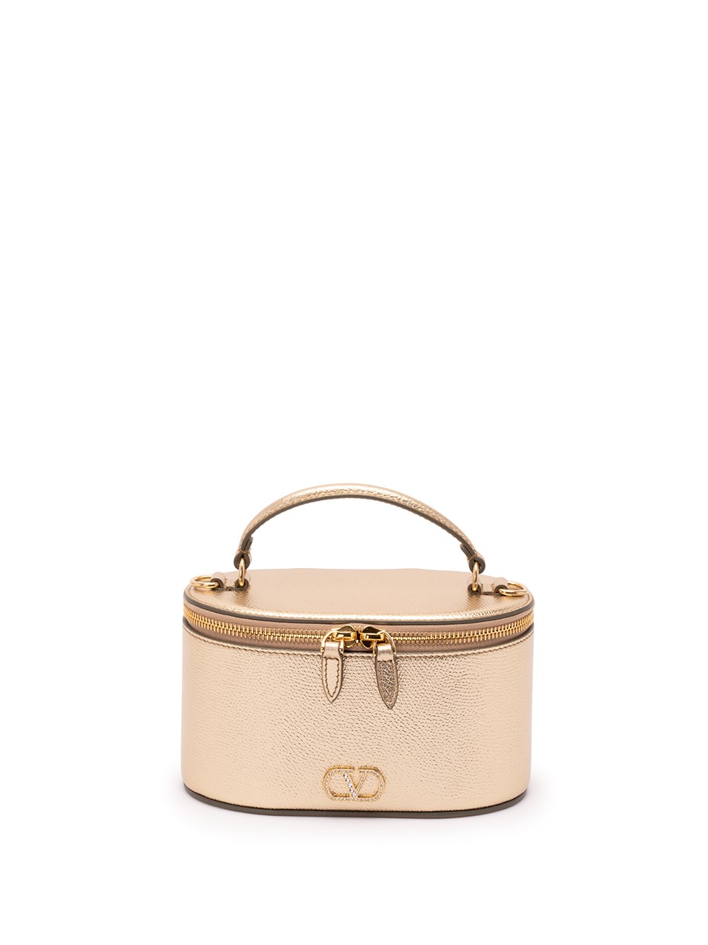 Valentino Garavani Leather Bag With Logo - Female - Handbags - Yellow - One Size - Bags - Image 2