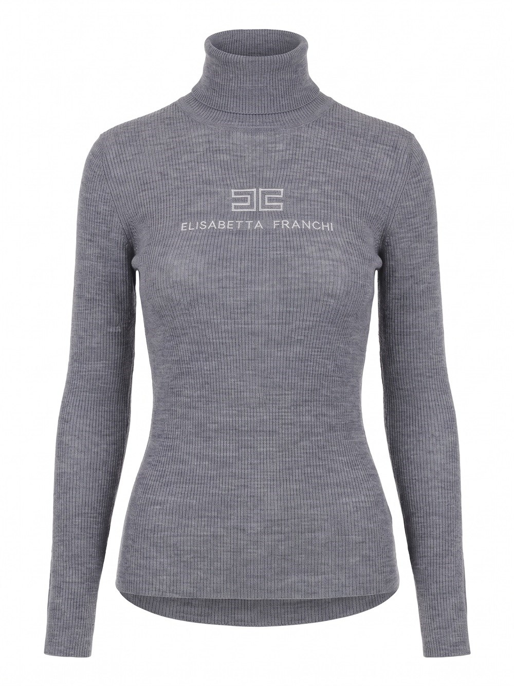 Elisabetta Franchi , Damen, Strickwaren, Grau, Xs - Bild 5