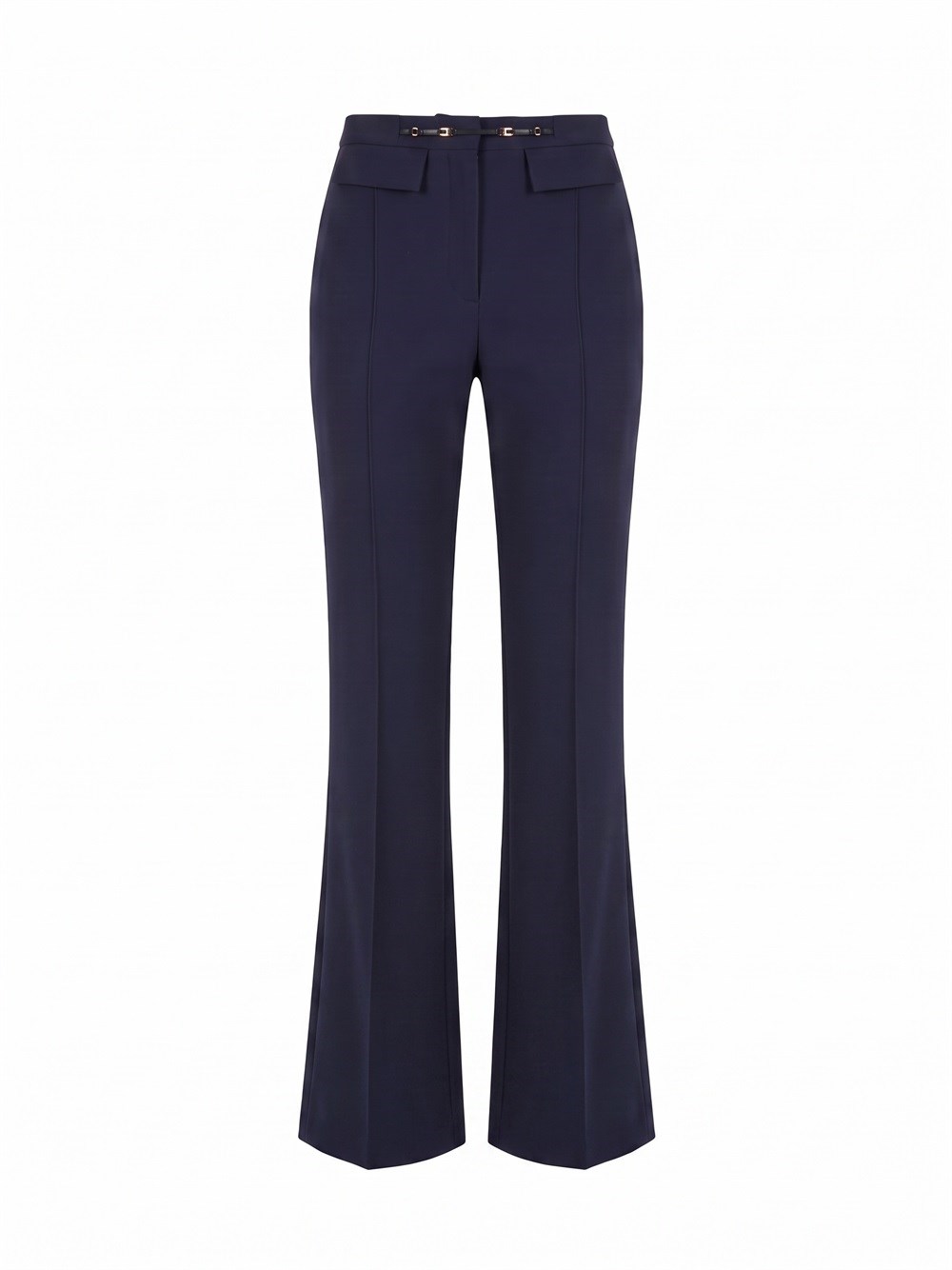 Elisabetta Franchi , Wide Trousers, Female, Blue, S, Wide Trousers - Image 2
