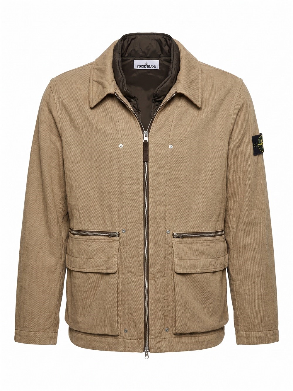 Stone Island Diagonal Cotton Wool Field Jacket