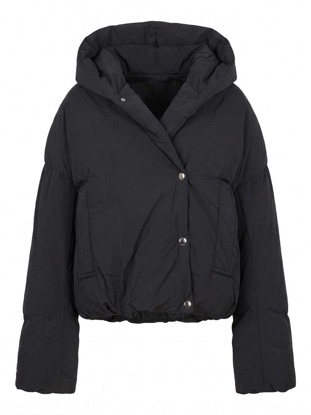 Sportmax Women's Black Cropped Hooded Down Jacket UK Size 6 - Mytheresa - Image 3