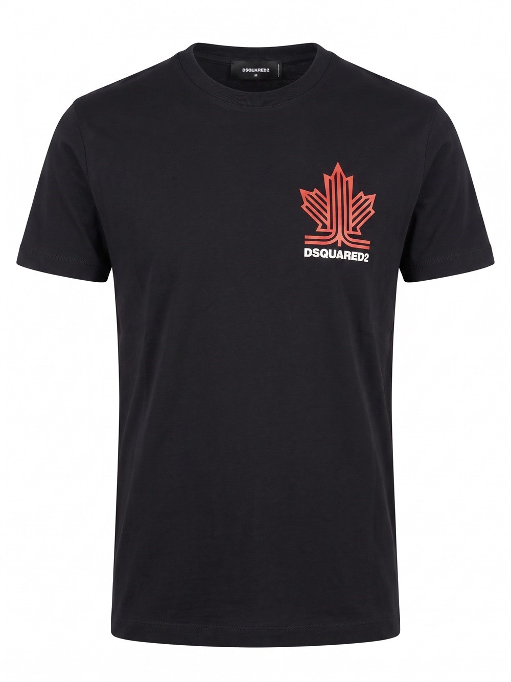 DSquared2 Men's Maple Logo Cotton Slim-Fit T-Shirt - Black - L - Image 3