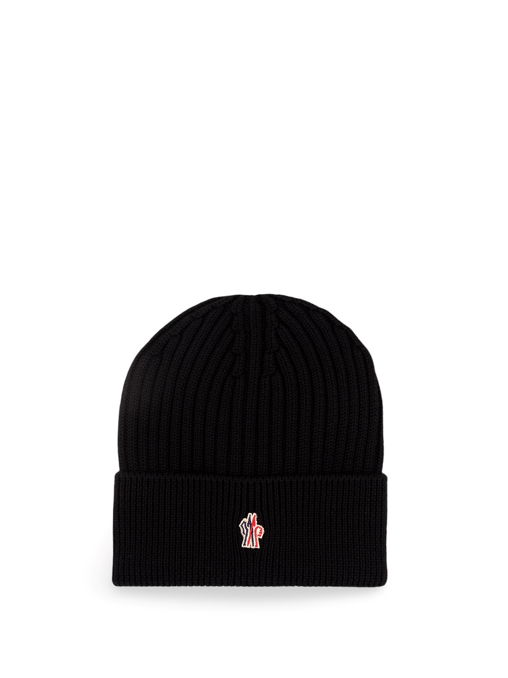 Moncler Men's Black Branded Wool Hat - Size Os - Image 5