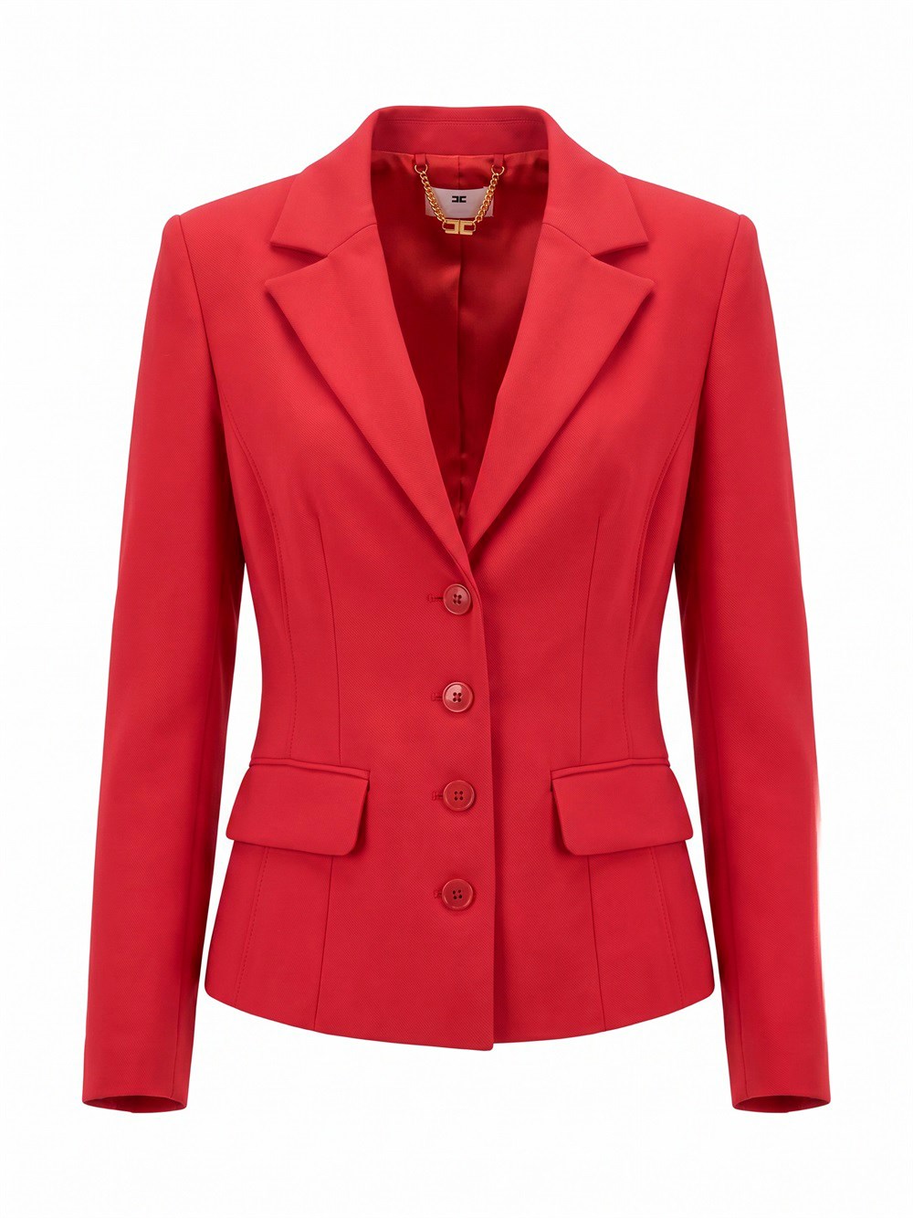 Elisabetta Franchi Technical Fabric Blazer