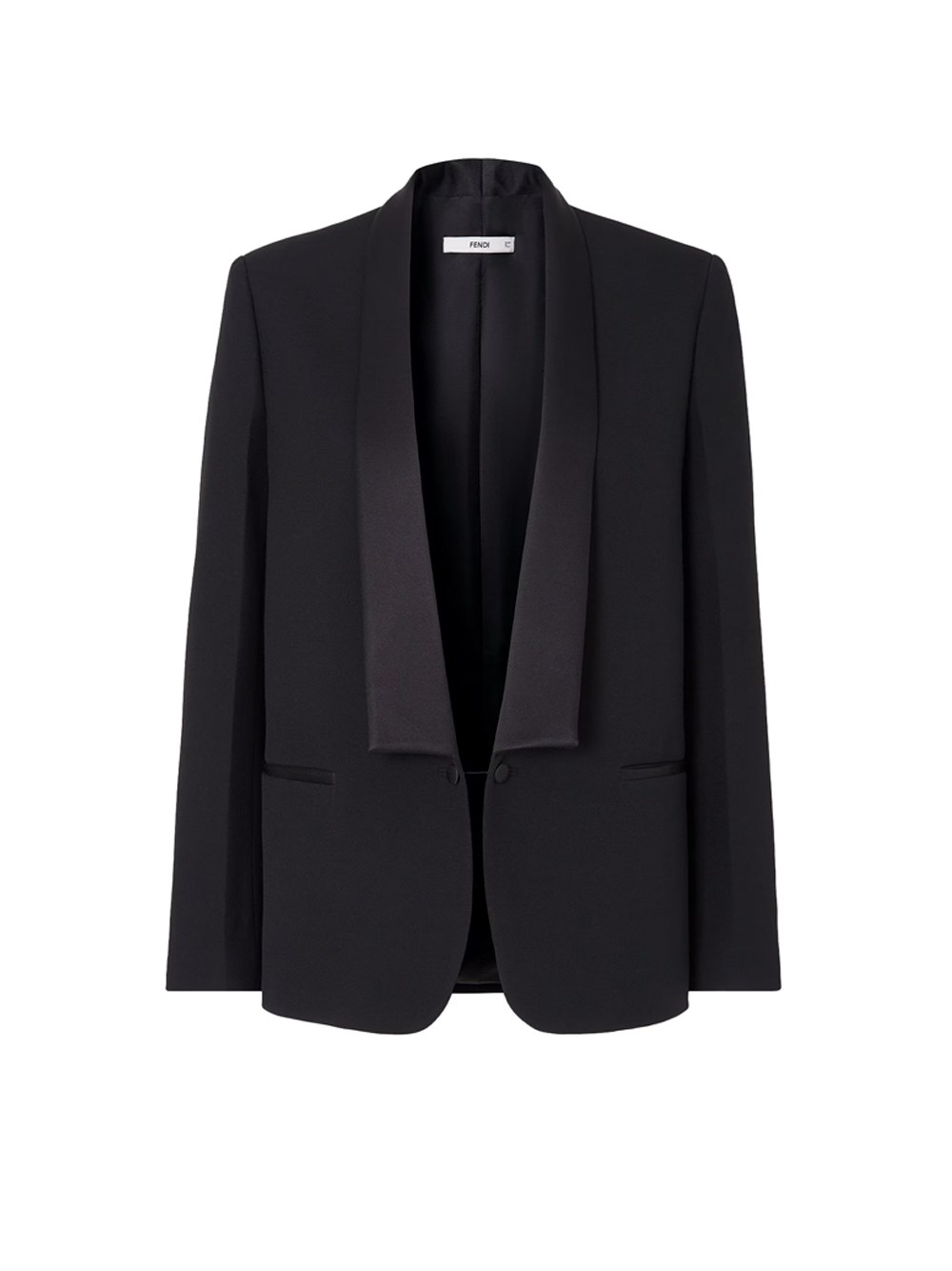 Fendi Grain De Poudre Blazer - Female - Blazers - Black - 2XS - Jackets - Image 3