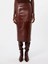 Sportmax `Lappole` Leather Skirt