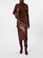 Sportmax `Lappole` Leather Skirt