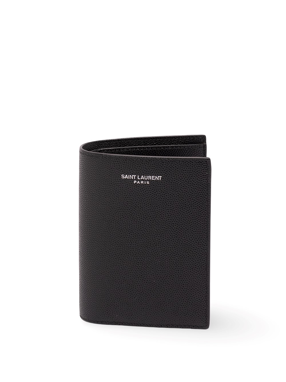 Saint Laurent Saint Laurent Paris Credit Card Wallet In Grain De Poudr