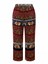 HUI MILANO Velvet Bellyband Waist Pants