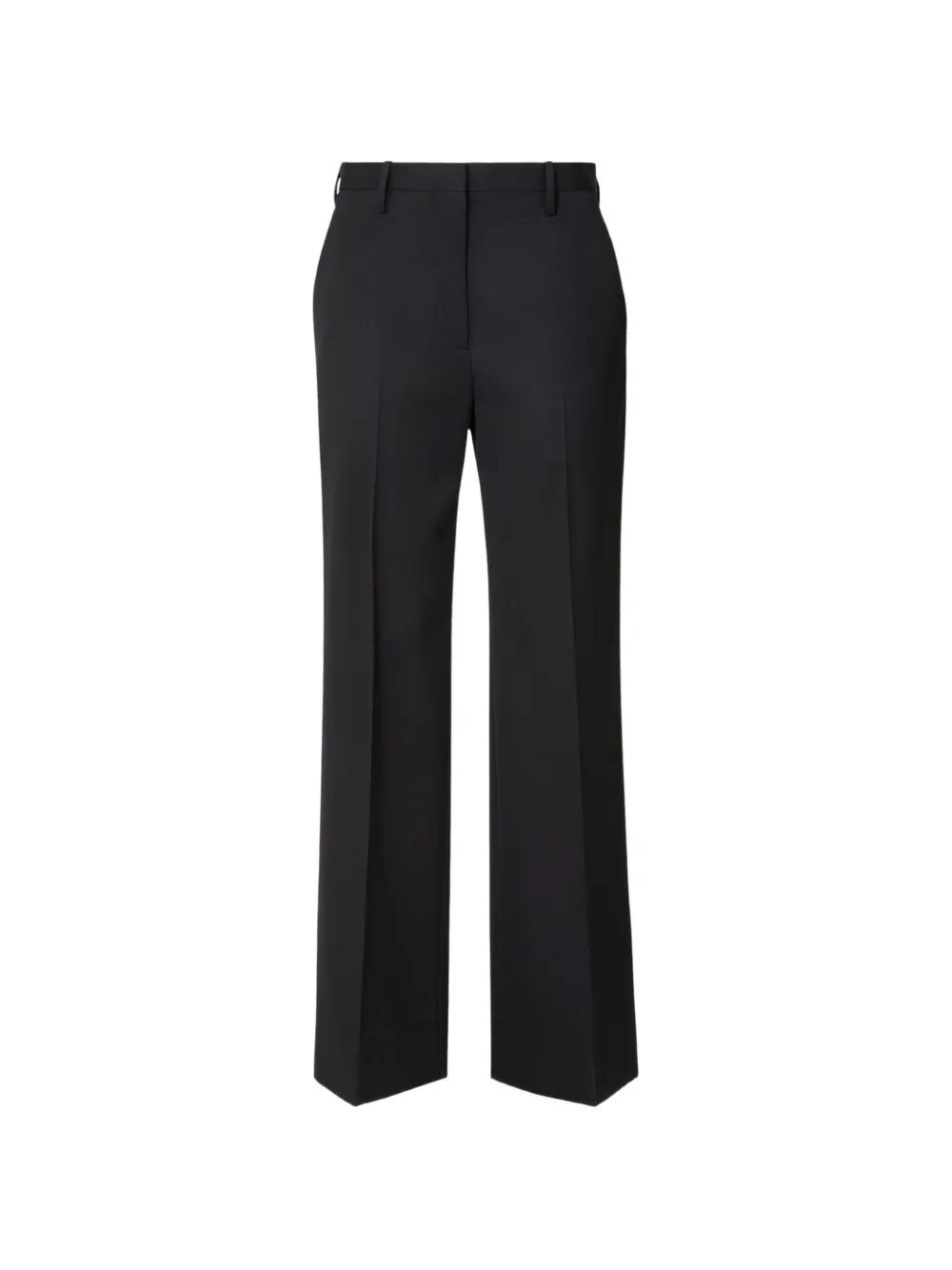 Fendi Grain De Poudre Pants In Black