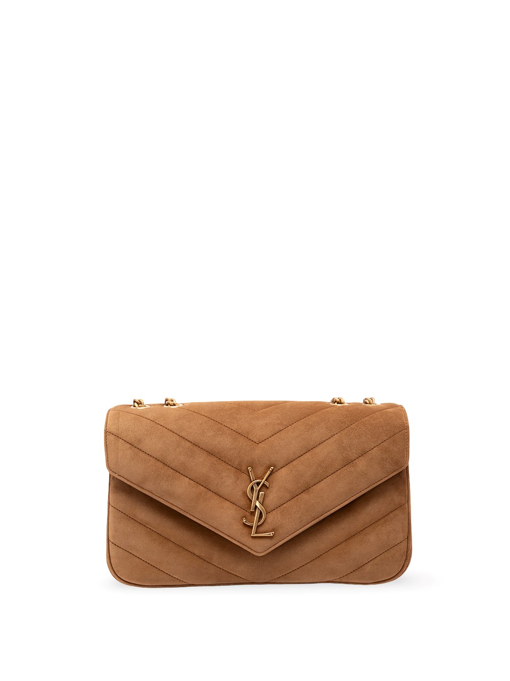 Saint Laurent Loulou Medium In Matelasse Suede
