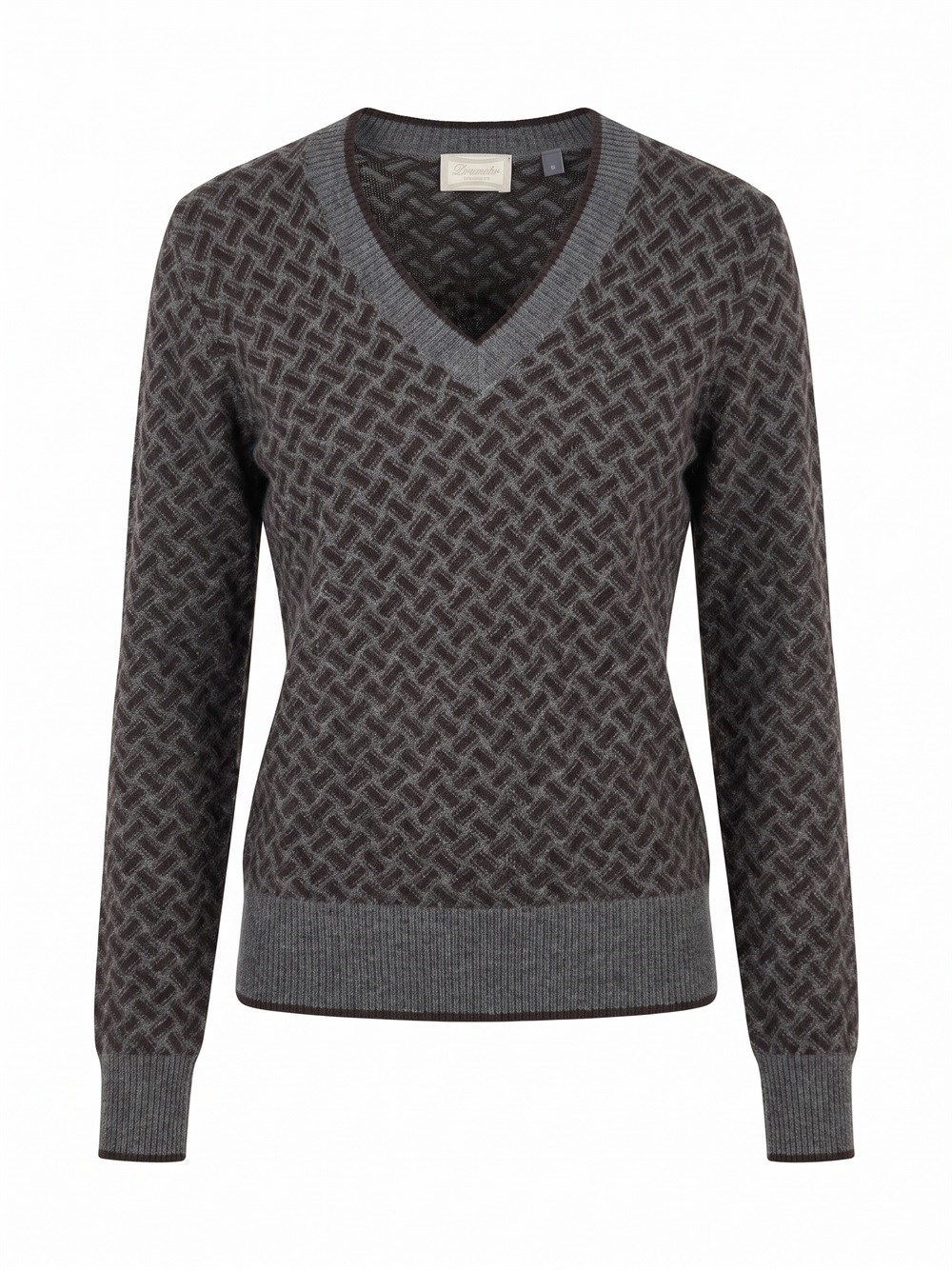 Drumohr Long Sleeve V-Neck Sweater