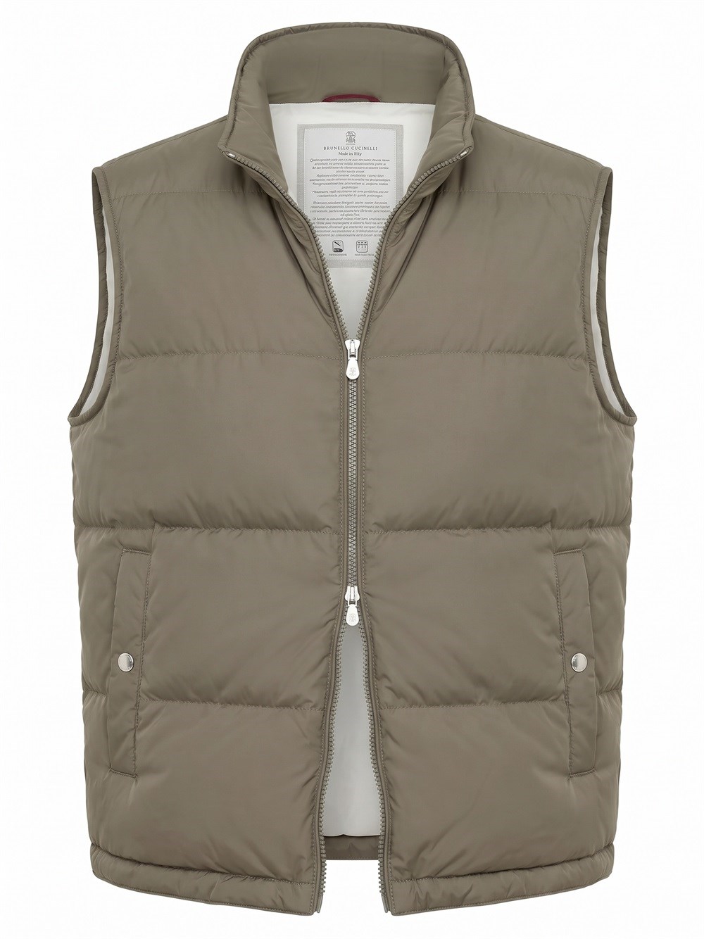 BRUNELLO CUCINELLI Brunello Cucinelli Lightweight Techno Down Vest With Packable Hood