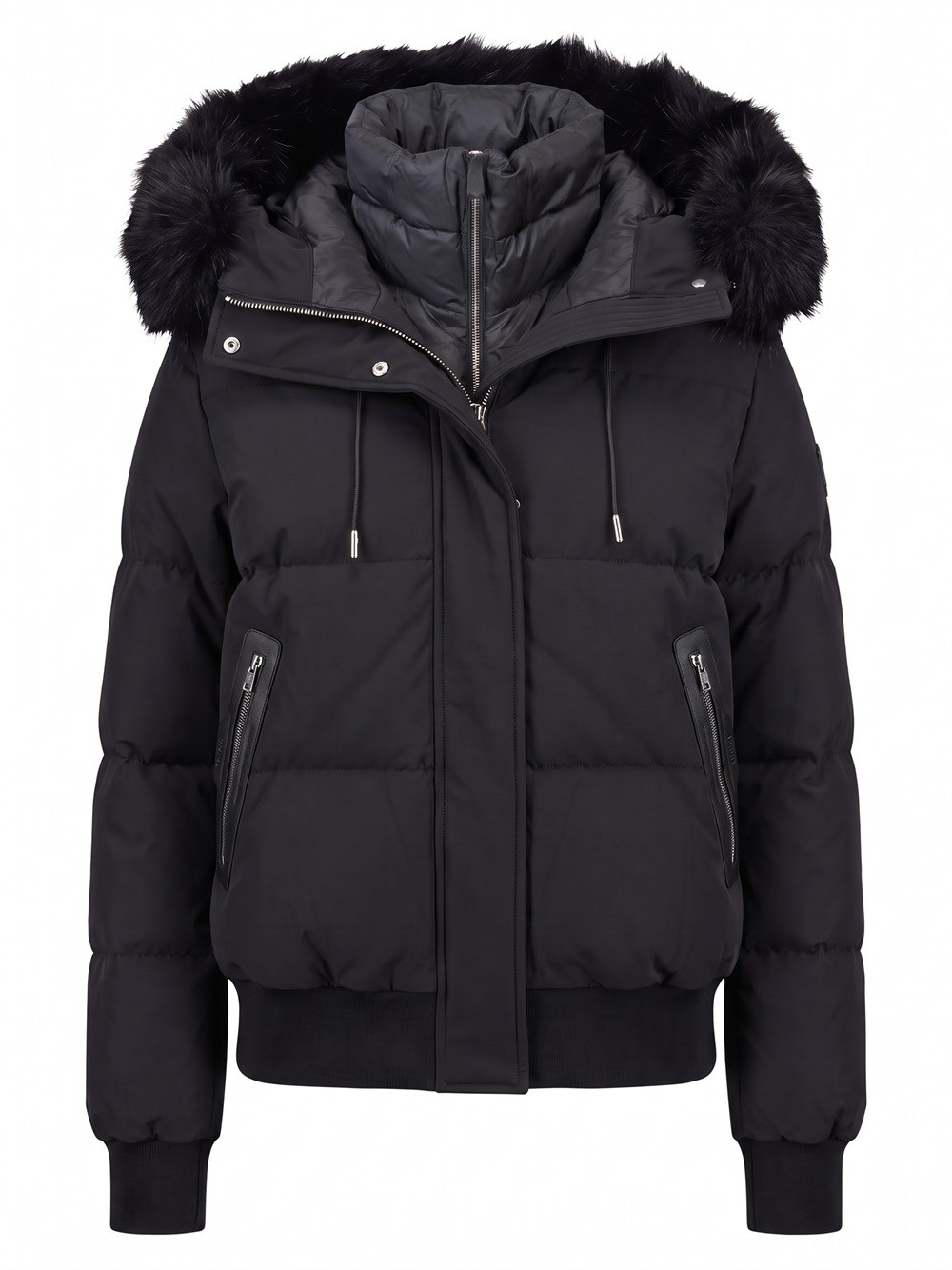 Rudsak Cieyna Down-filled Bomber Jacket In Black