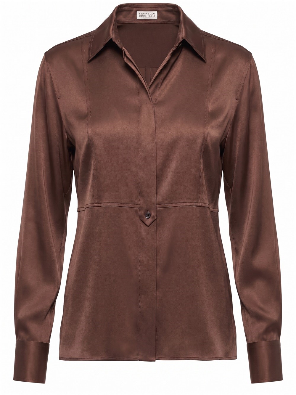 BRUNELLO CUCINELLI Brunello Cucinelli Satin Shirt With Monili