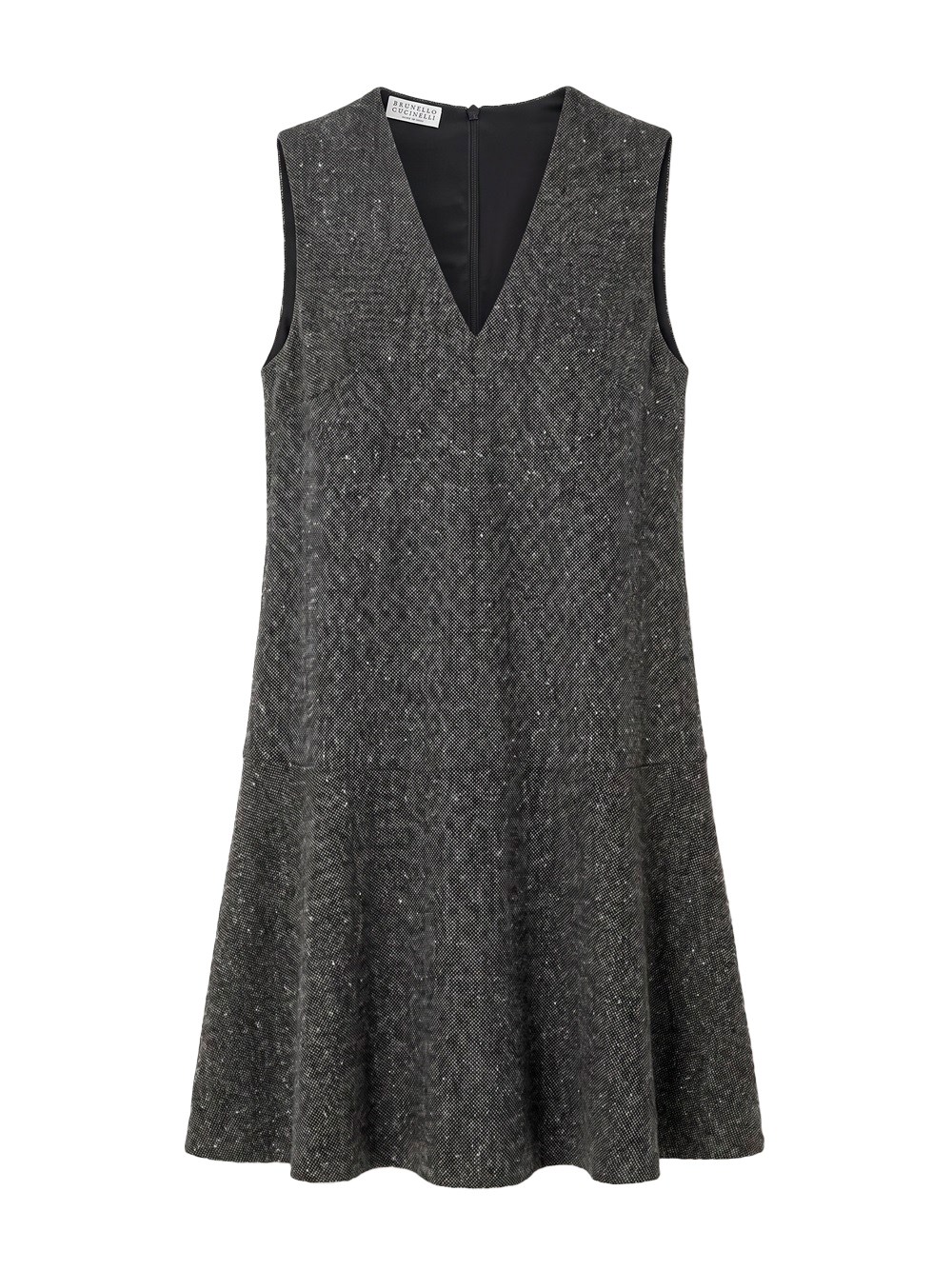 BRUNELLO CUCINELLI Brunello Cucinelli Virgin Wool Donegal Mini Dress