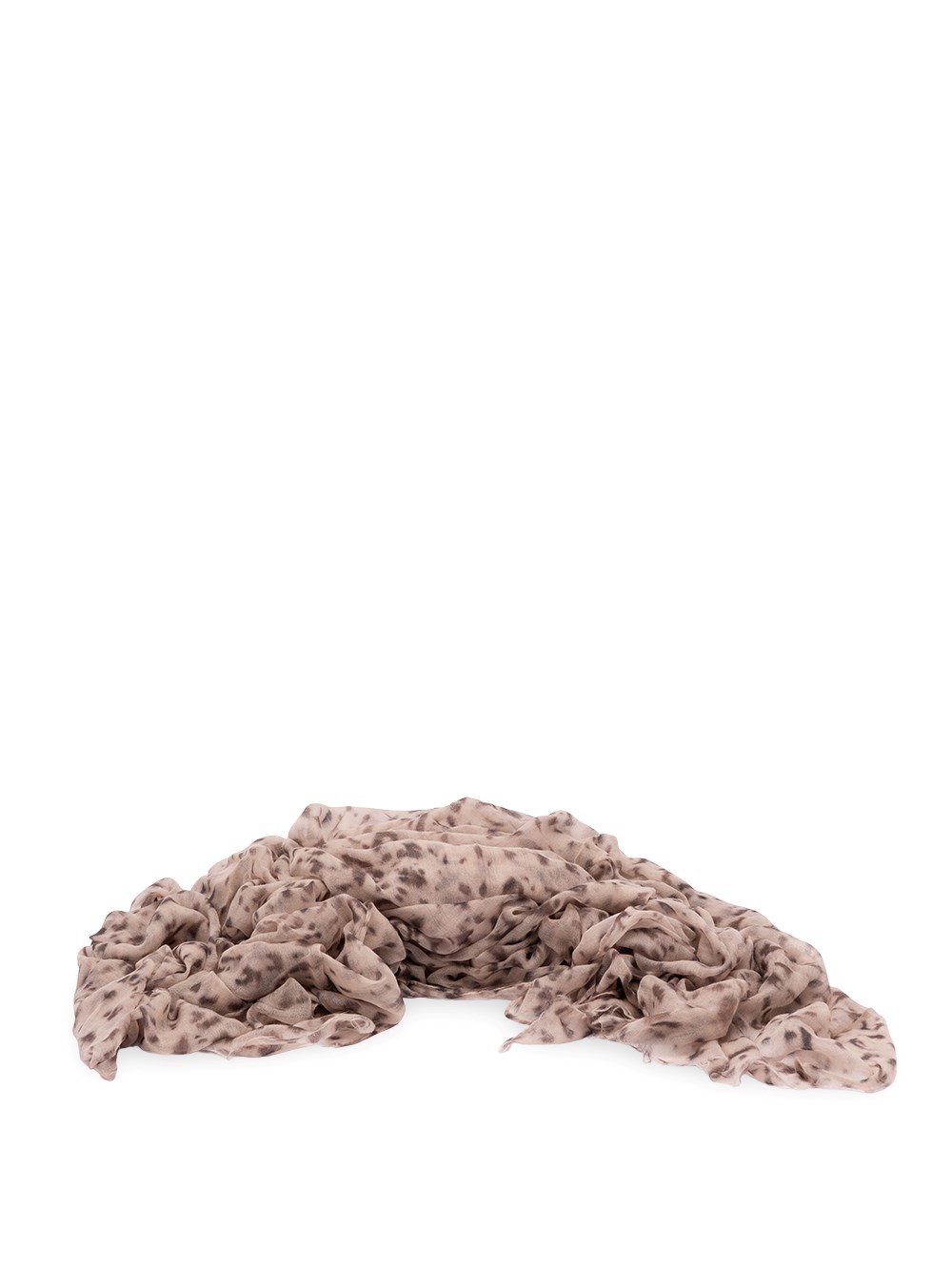 Brunello Cucinelli Cashmere Scarf With Lynx Animal Print