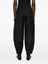 HUI MILANO Black Wool Cuffed Pants