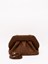 Themoirè Bios Medium Suede Croco Effect Clutch