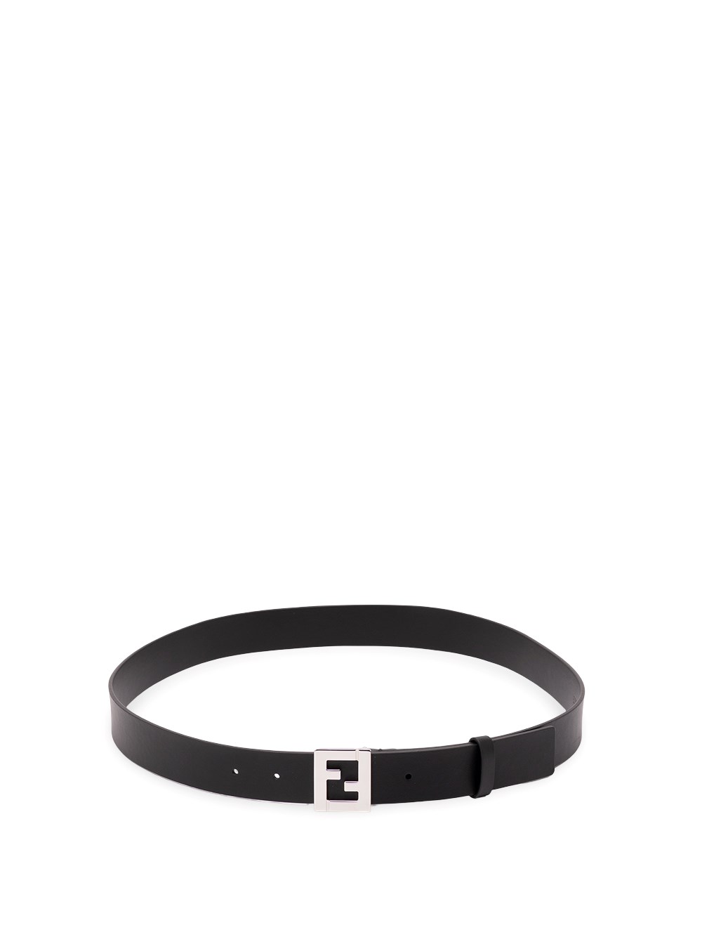 Fendi Men's FF Leather Belt - Nero - Size 100 - Image 5