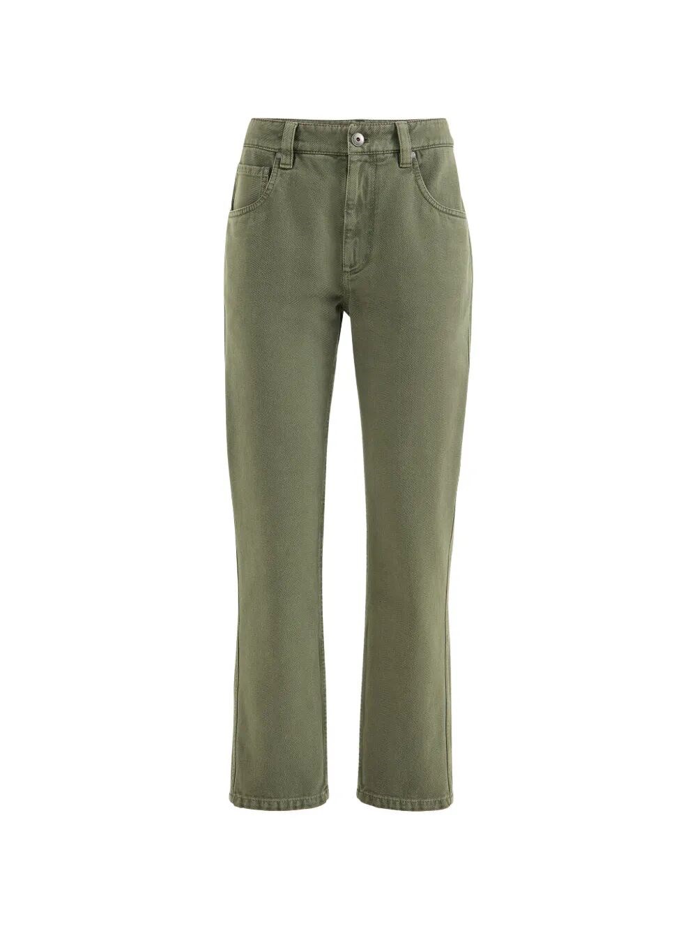 Brunello Cucinelli Straight Pants With Shiny Bartack