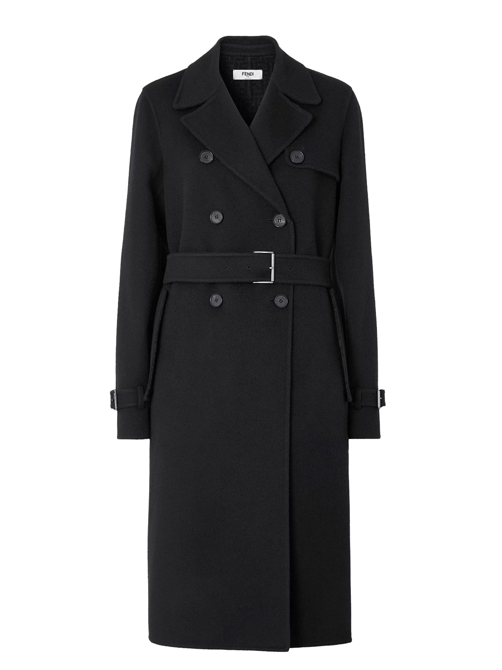 Fendi Ff Wool Trench Coat
