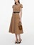 Self-Portrait Twill Belted Midi Dress