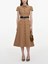 Self-Portrait Twill Belted Midi Dress