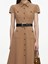 Self-Portrait Twill Belted Midi Dress