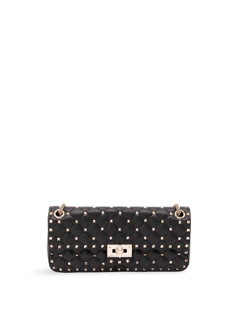 Valentino Garavani Women's Black Rockstud Spike Leather Bag - Image 4