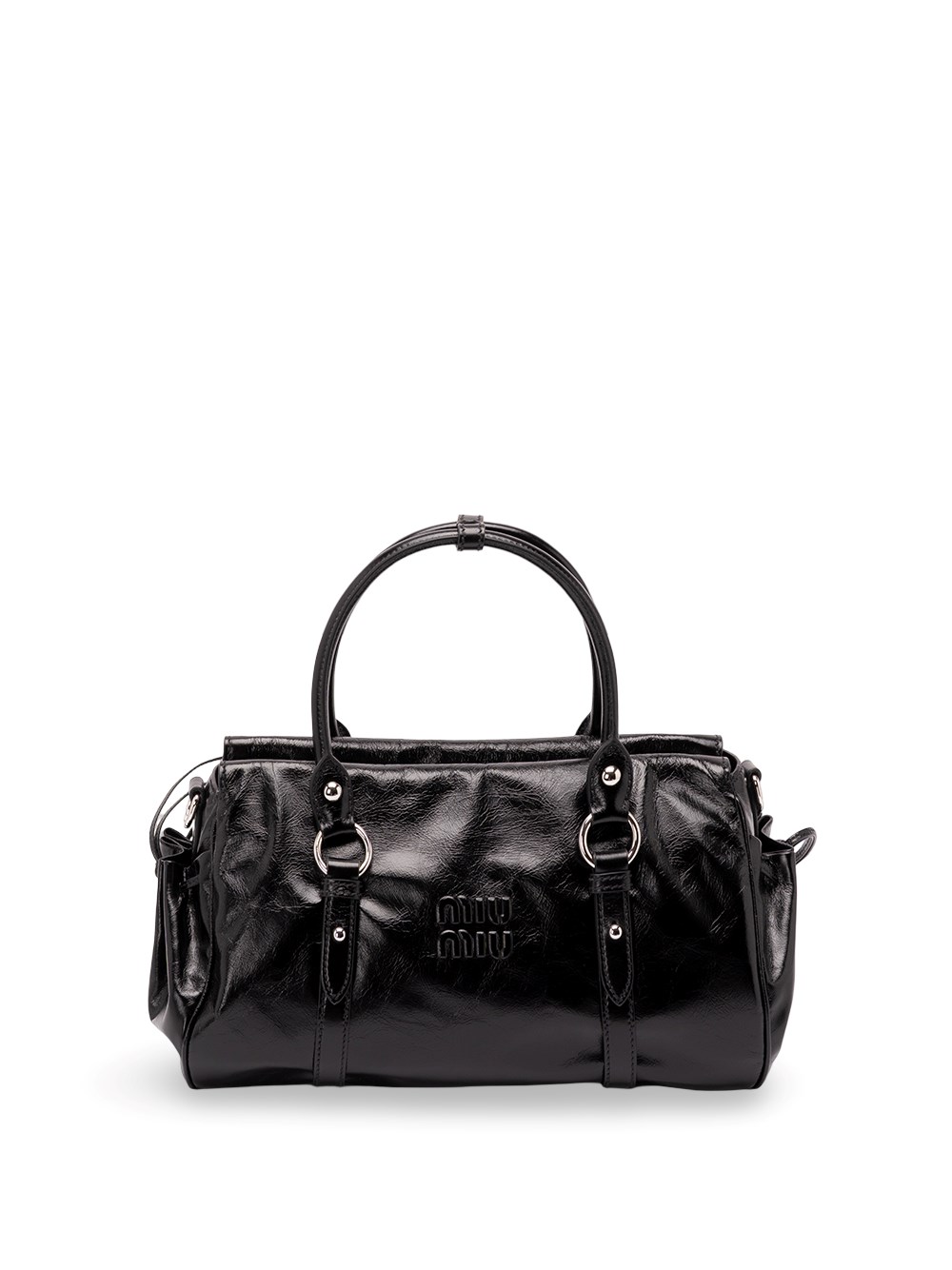 Miu Miu Shiny Leather Handbag